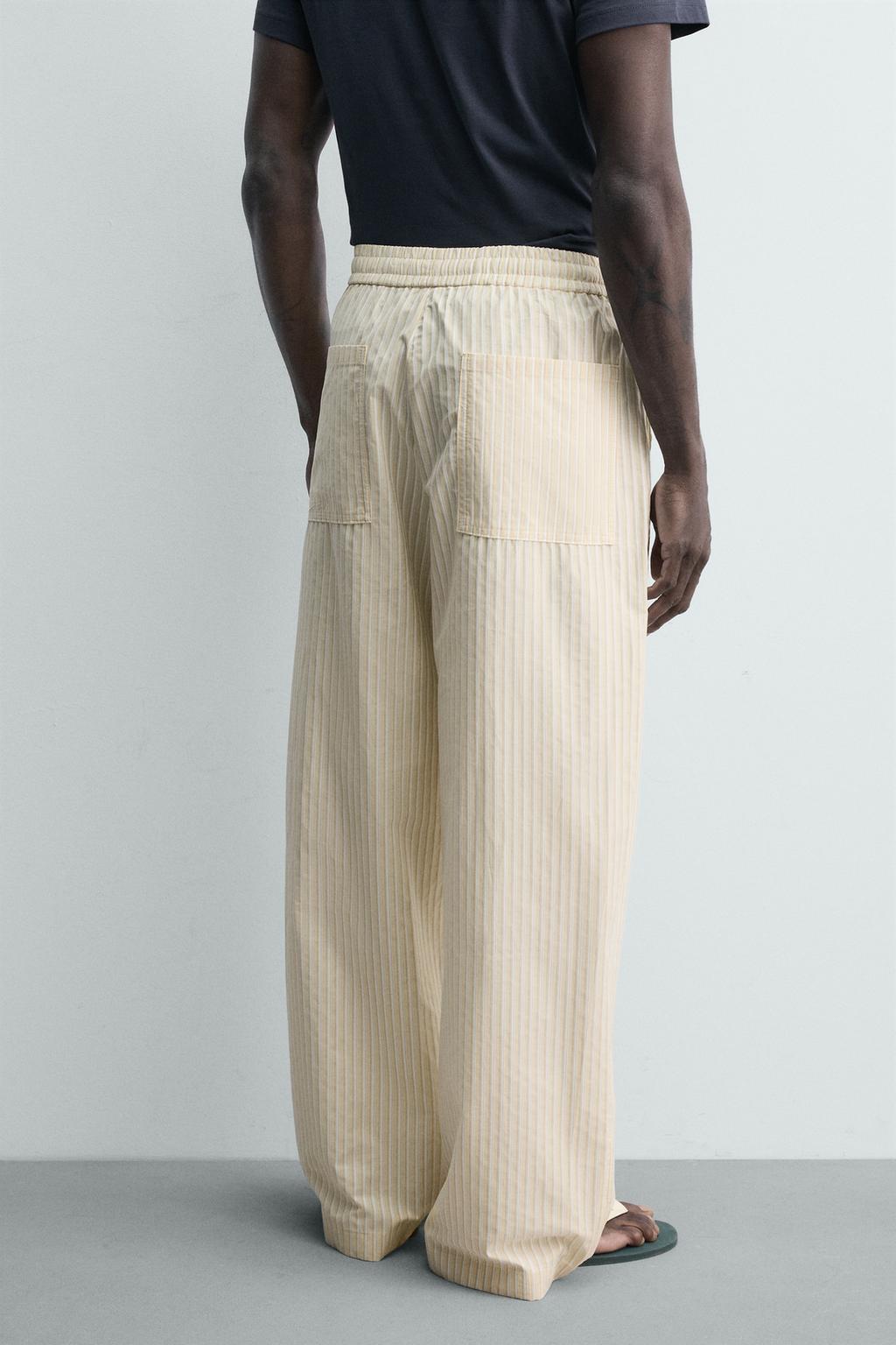 БРЮКИ  В КОНТРАСТНУЮ ПОЛОСКУ