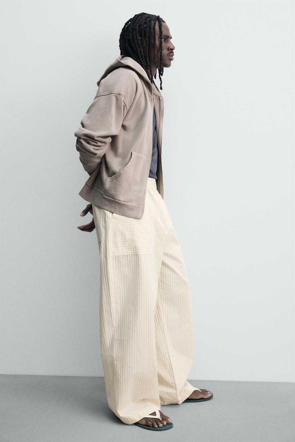 БРЮКИ  В КОНТРАСТНУЮ ПОЛОСКУ