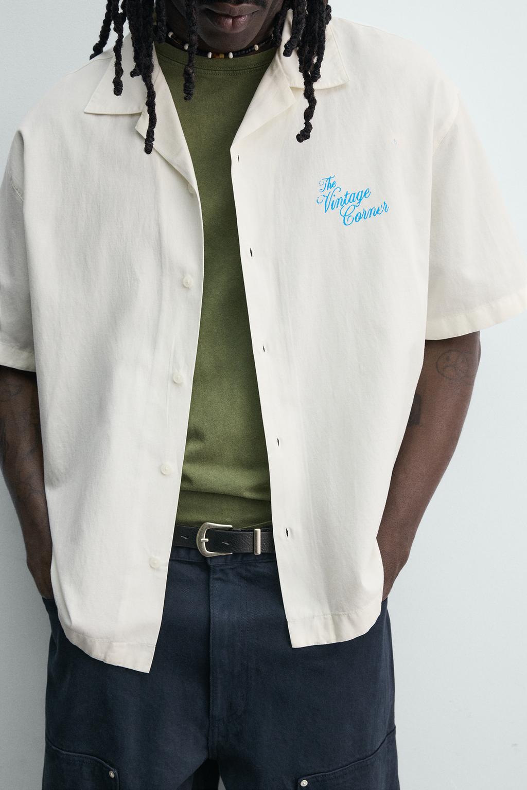 РУБАШКА  ИЗ ЛИОЦЕЛЛА И ХЛОПКА С ПРИНТОМ