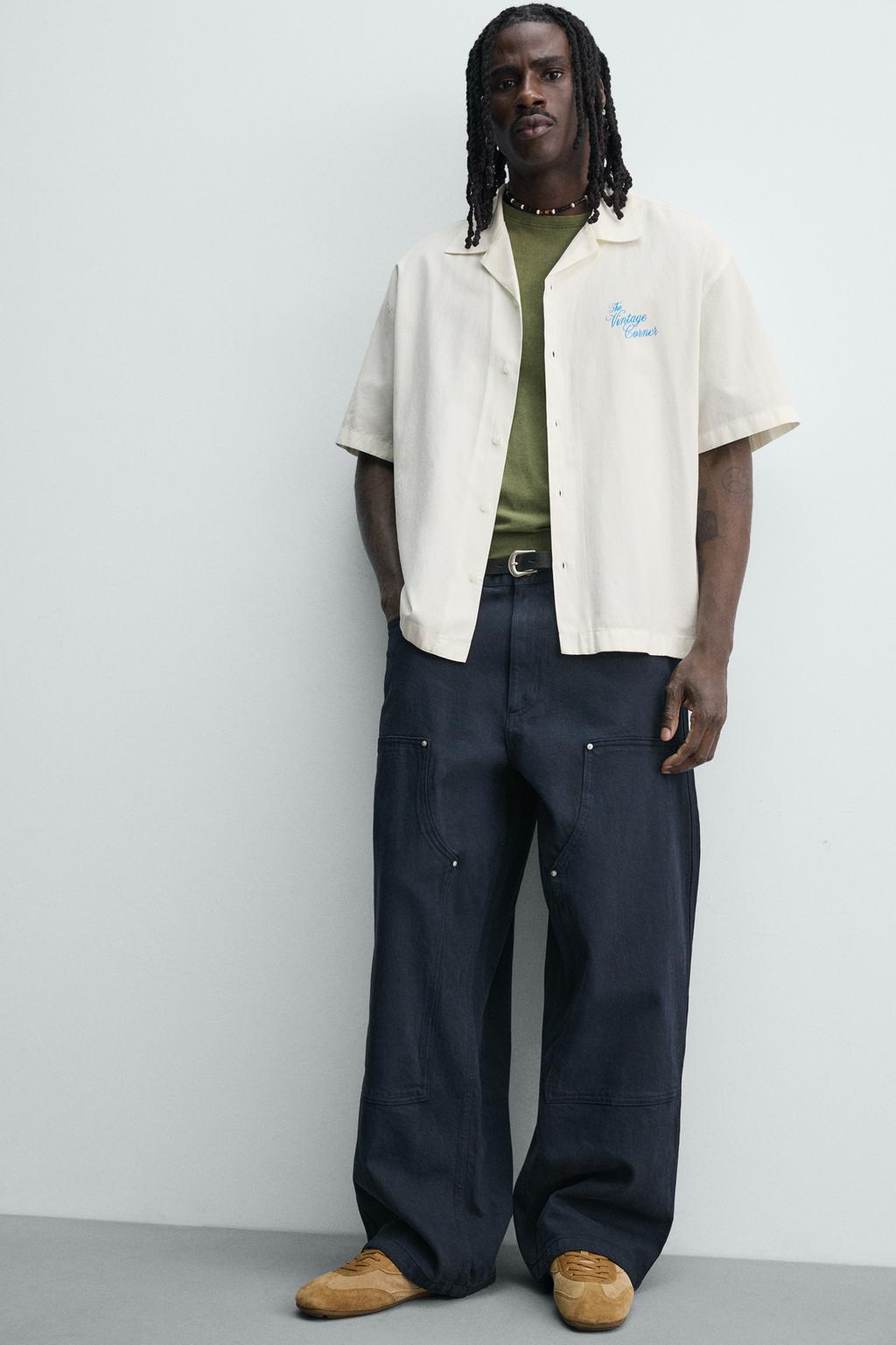 РУБАШКА  ИЗ ЛИОЦЕЛЛА И ХЛОПКА С ПРИНТОМ