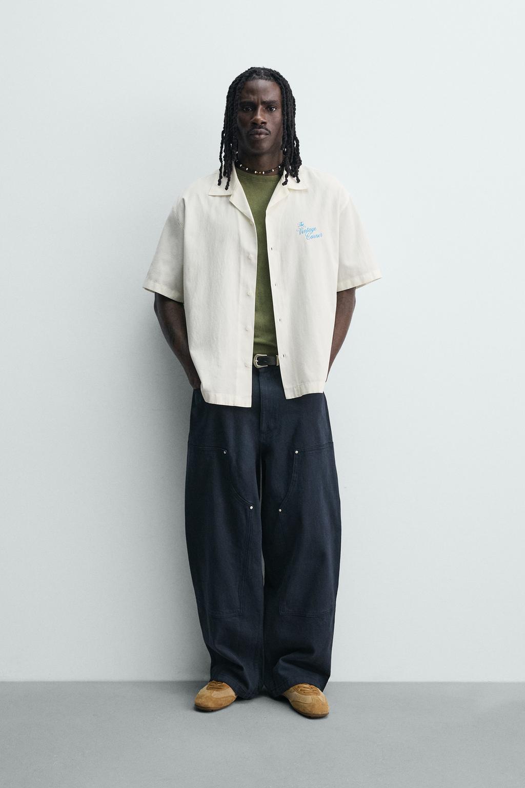 РУБАШКА  ИЗ ЛИОЦЕЛЛА И ХЛОПКА С ПРИНТОМ