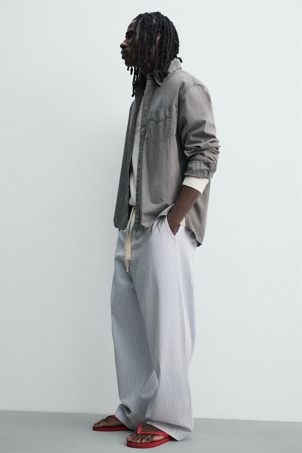 БРЮКИ свободного кроя В ПОЛОСКУ