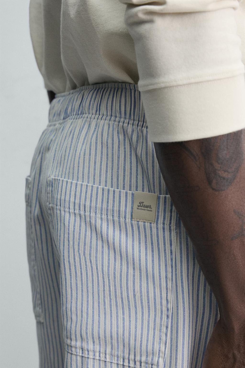 БРЮКИ свободного кроя В ПОЛОСКУ