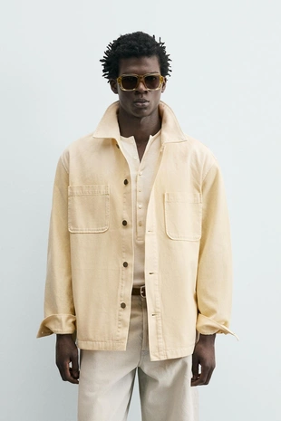 Куртка-рубашка стандартной посадки- Заказать в России