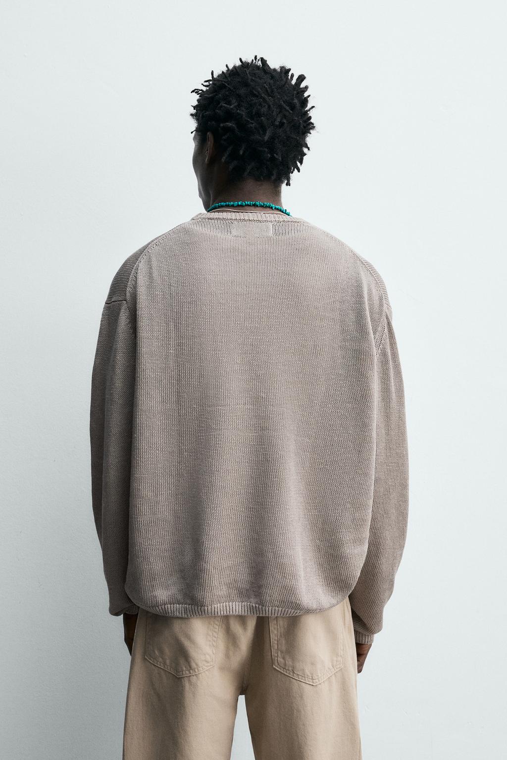 СВИТЕР ИЗ 100% ЛЬНА стандартной посадки