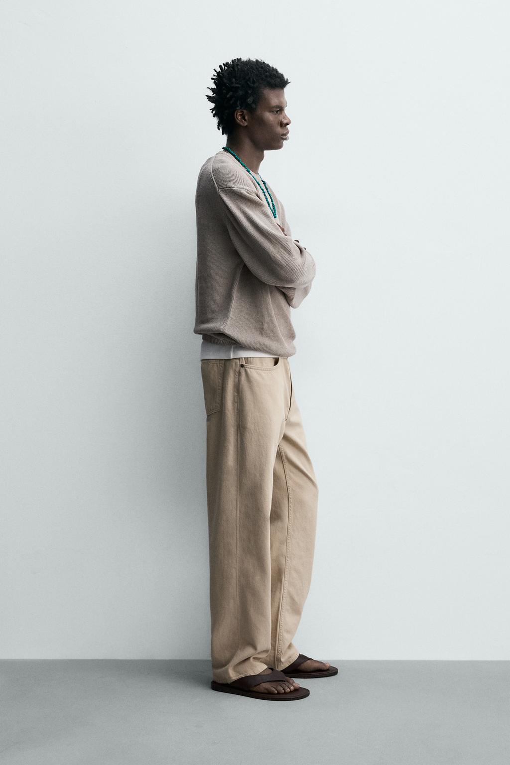 СВИТЕР ИЗ 100% ЛЬНА стандартной посадки