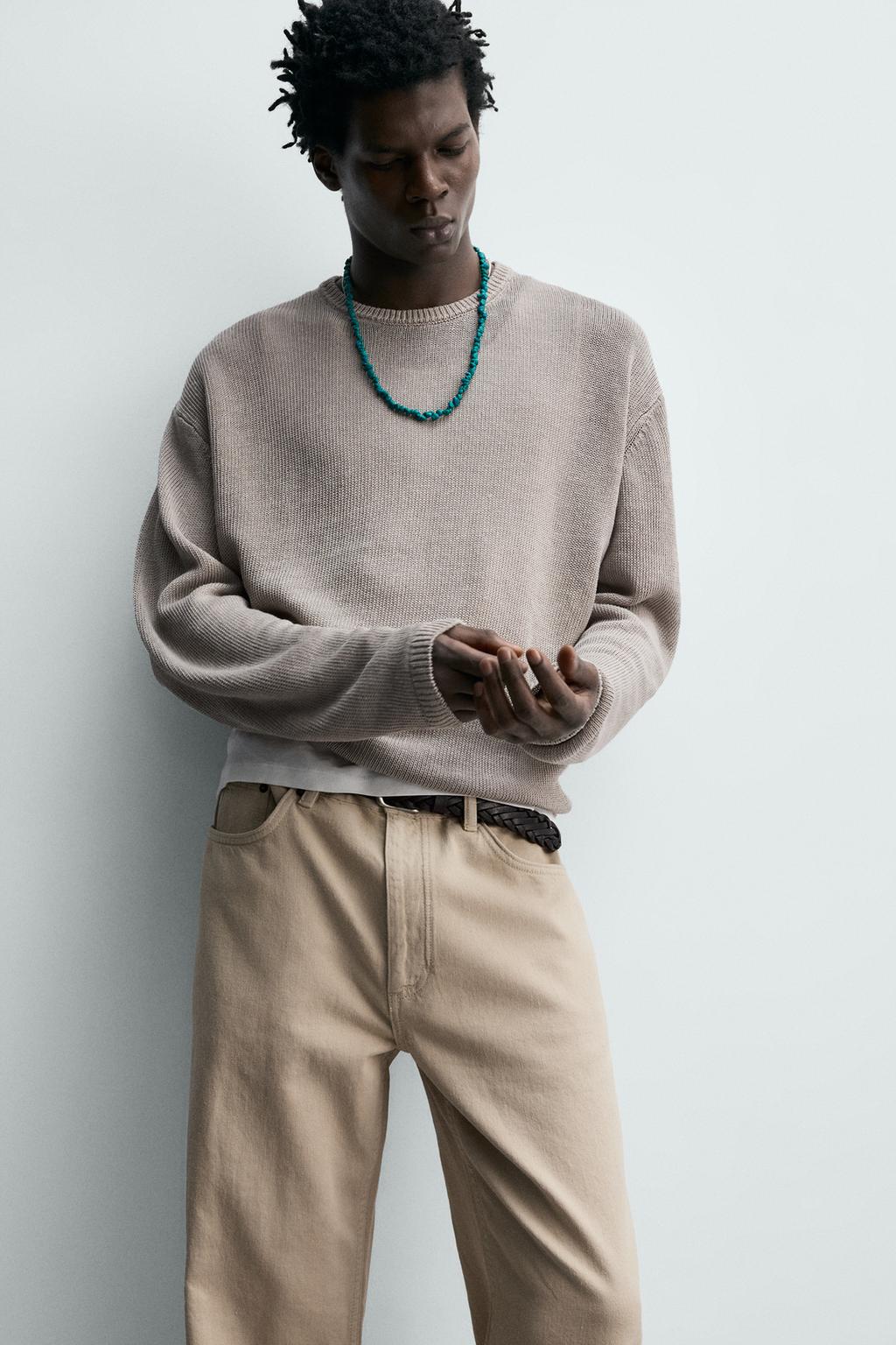 СВИТЕР ИЗ 100% ЛЬНА стандартной посадки