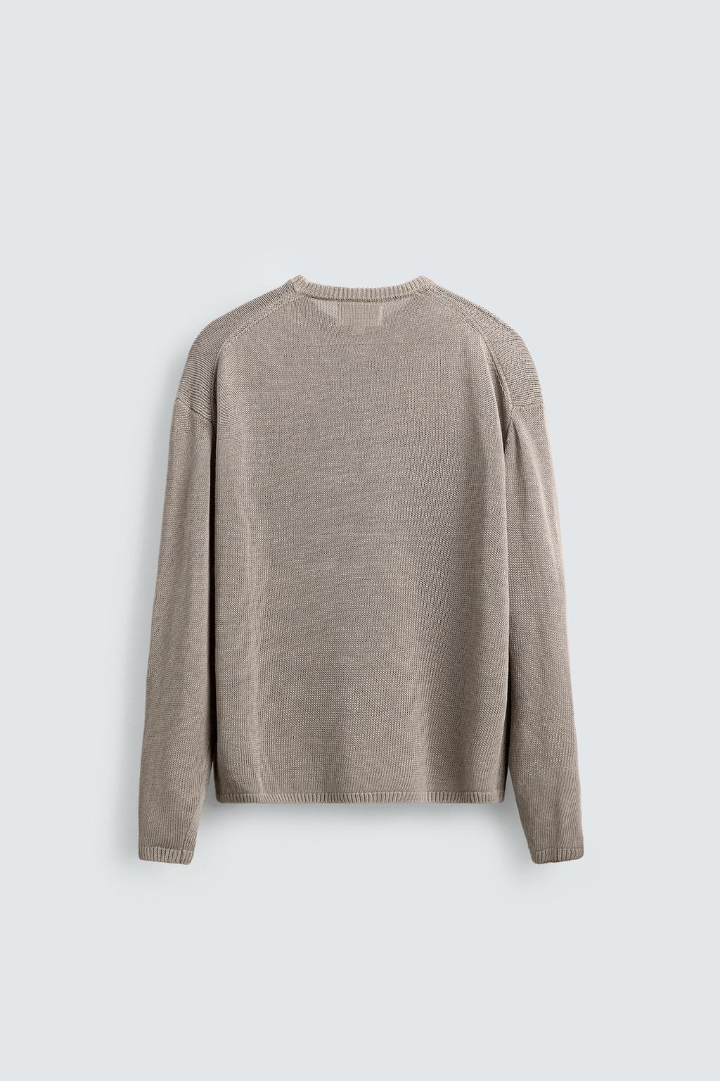 СВИТЕР ИЗ 100% ЛЬНА стандартной посадки