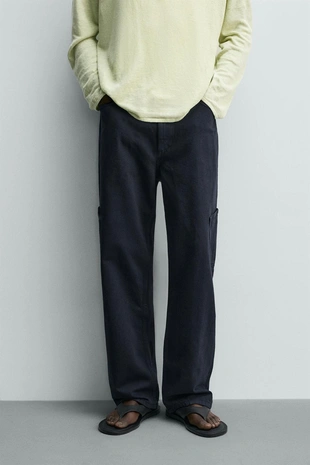 Брюки карго прямого кроя- Заказать в России