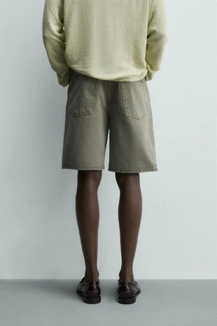 Джинсовые шорты стандартной посадки- Заказать в России