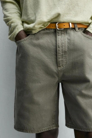 Джинсовые шорты стандартной посадки- Заказать в России