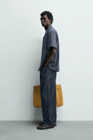 Рубашка стандартной посадки из хлопкового вуаля