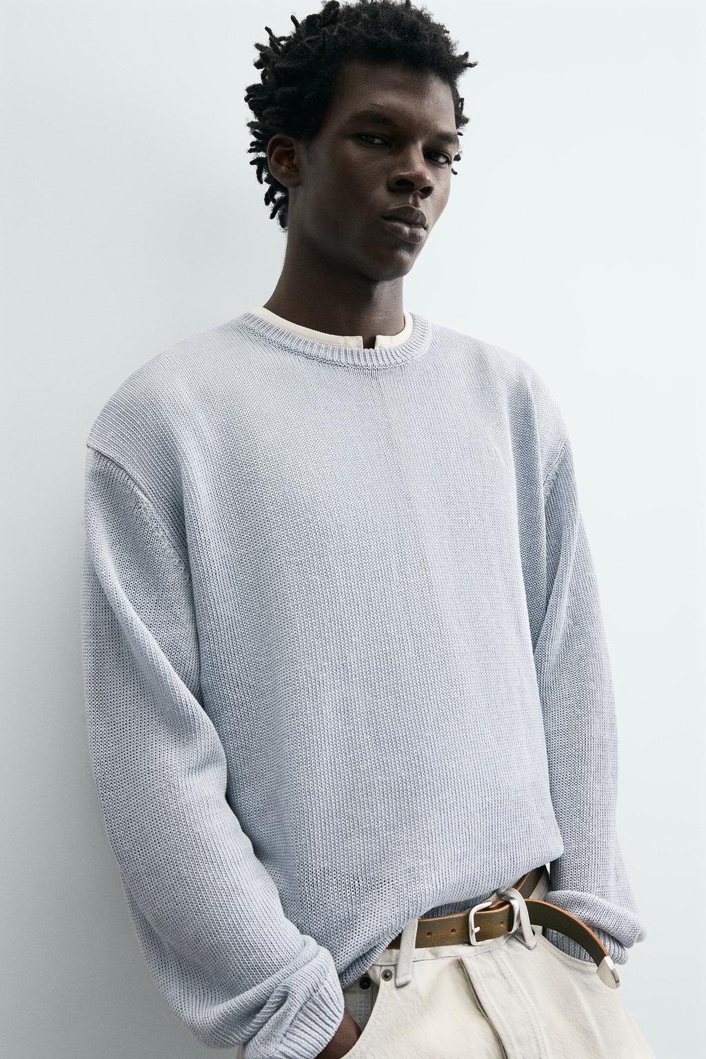 СВИТЕР стандартной посадки ИЗ 100% ЛЬНА