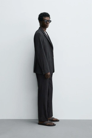 Костюмный блейзер из 100% шерсти с рельефным узором- Заказать в России