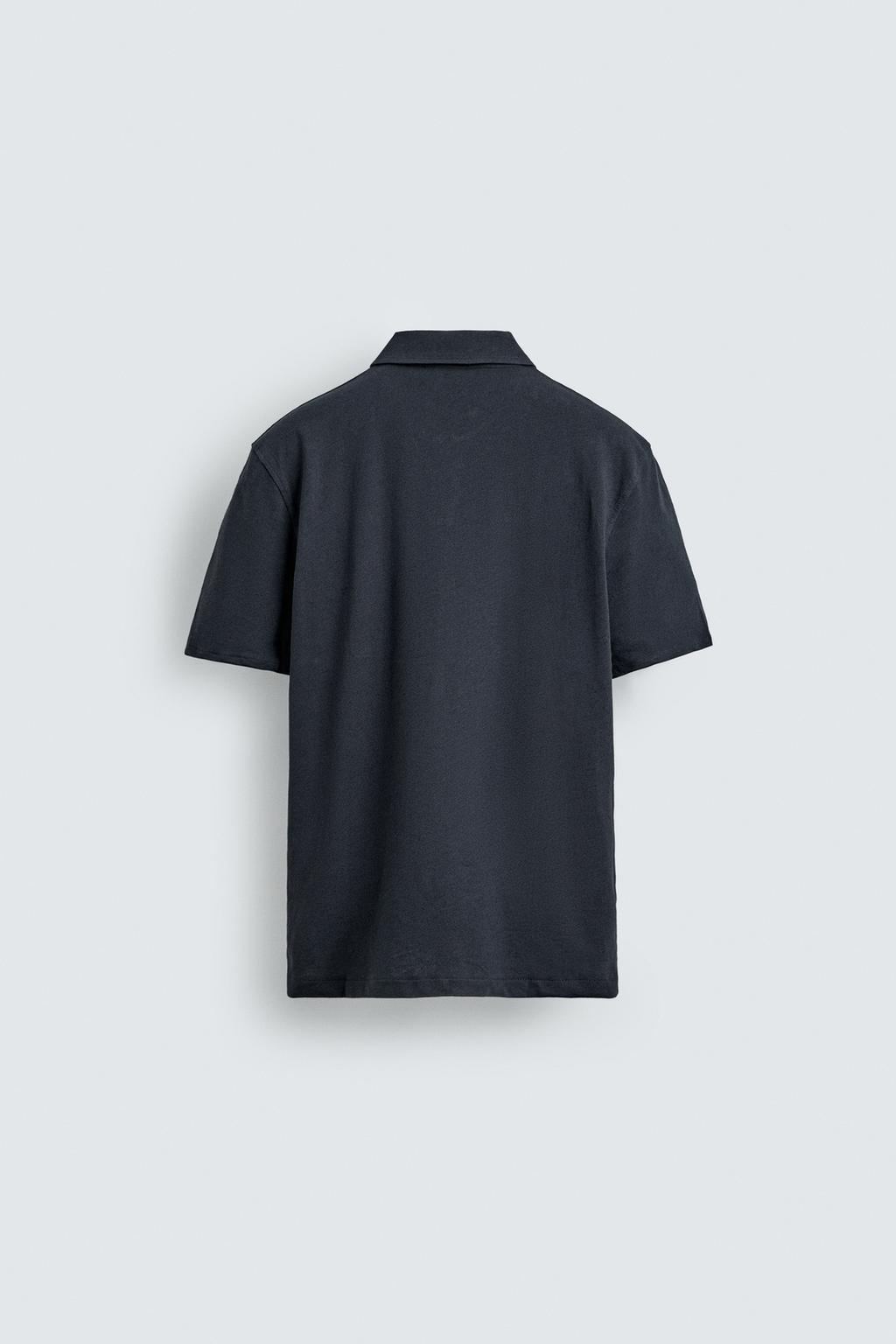 ПОЛО стандартной посадки ИЗ ХЛОПКА И ЛЬНА