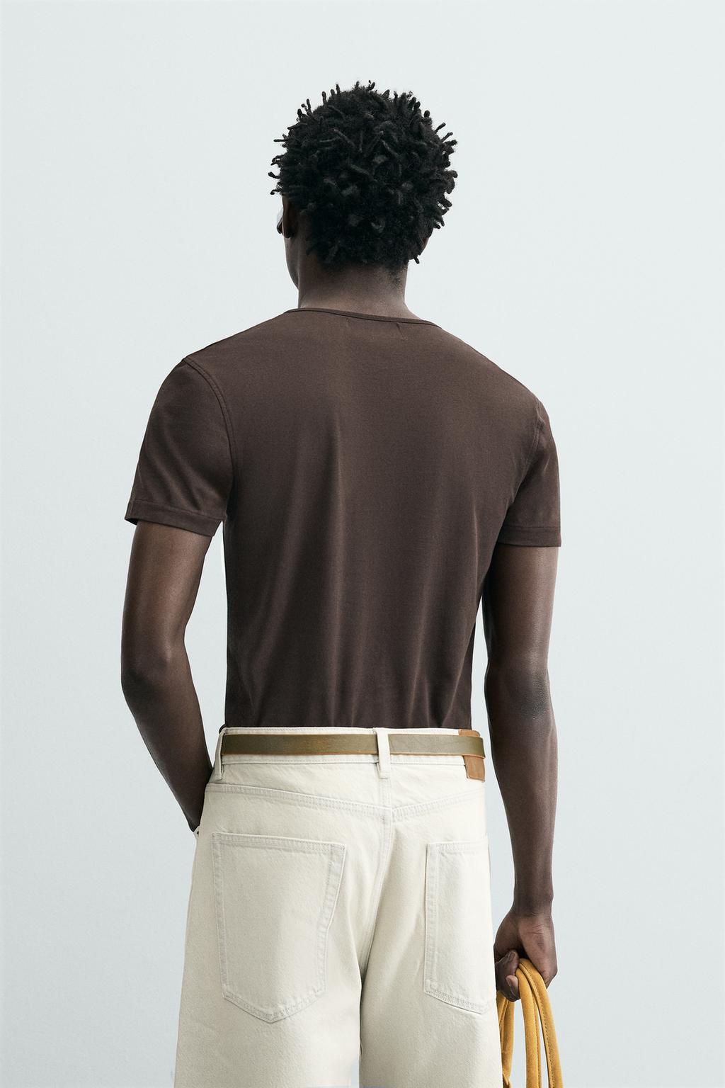 ФУТБОЛКА СЛИМ ФИТ С КРУГЛЫМ ВЫРЕЗОМ