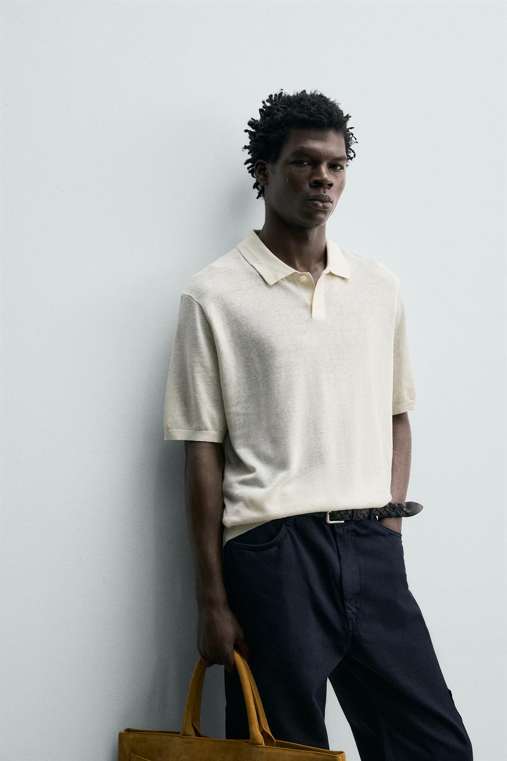 ПОЛО ИЗ ШЕЛКА И ЛЬНА