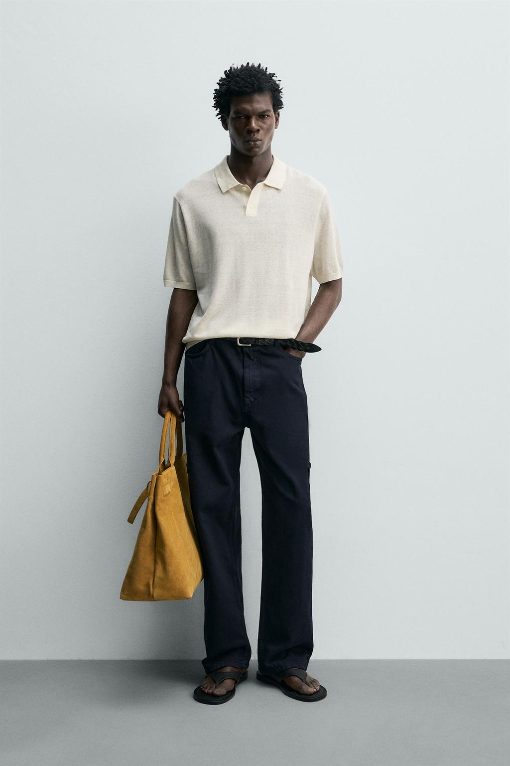 ПОЛО ИЗ ШЕЛКА И ЛЬНА