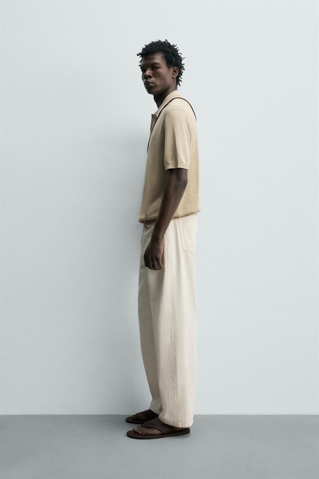 ПОЛО ИЗ ШЕЛКА И ЛЬНА