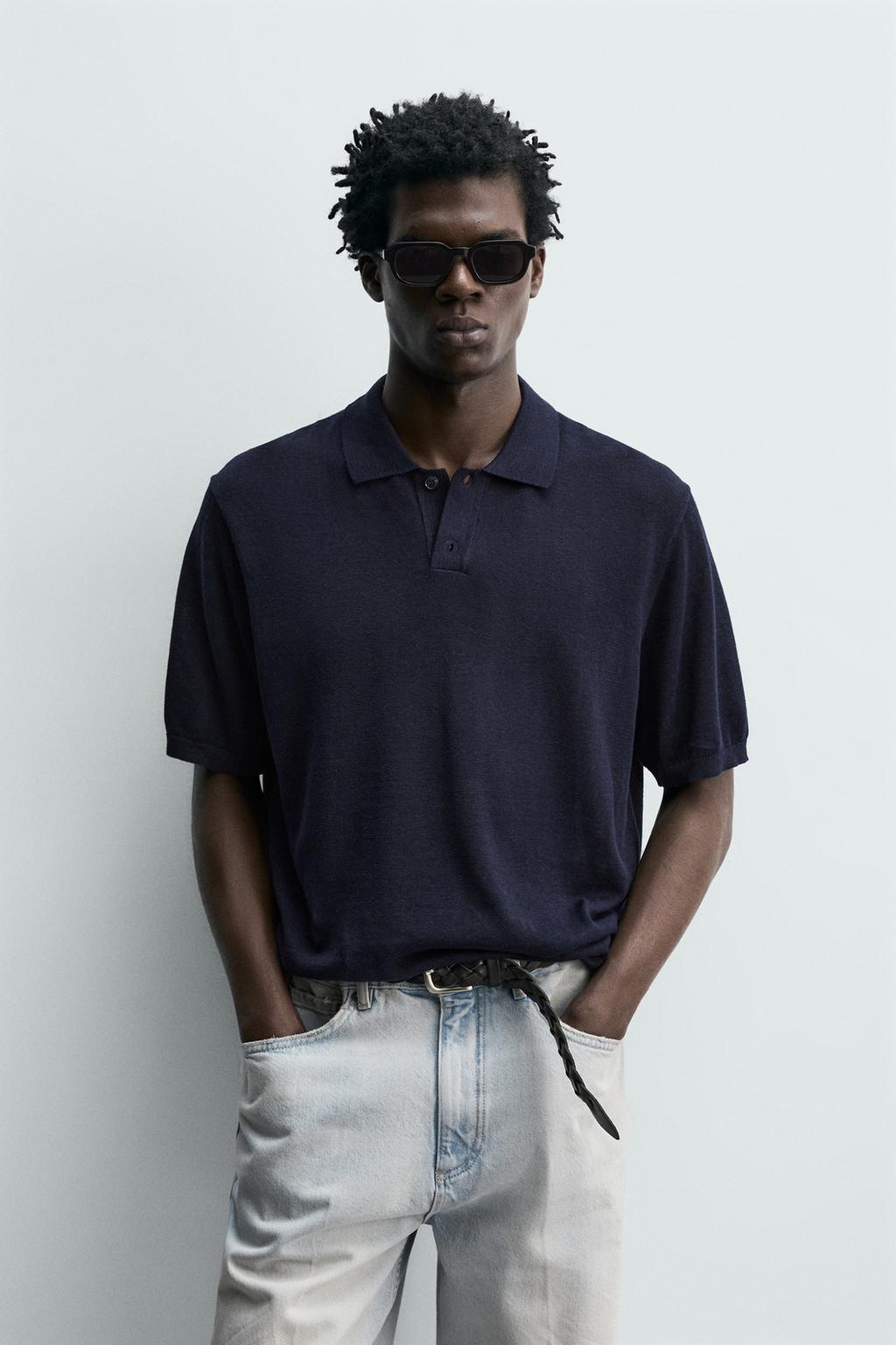 ПОЛО ИЗ ШЕЛКА И ЛЬНА