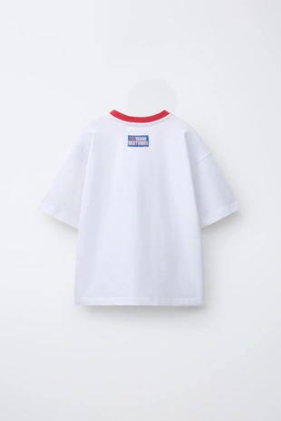 White | 7099/554/250 - Zara 6-14 лет/пижама с принтом «цифра»