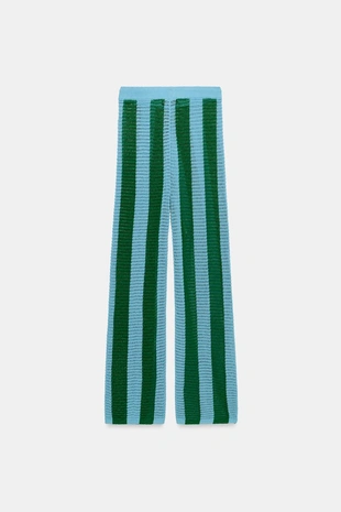 Трикотажные брюки в полоску- Заказать в России