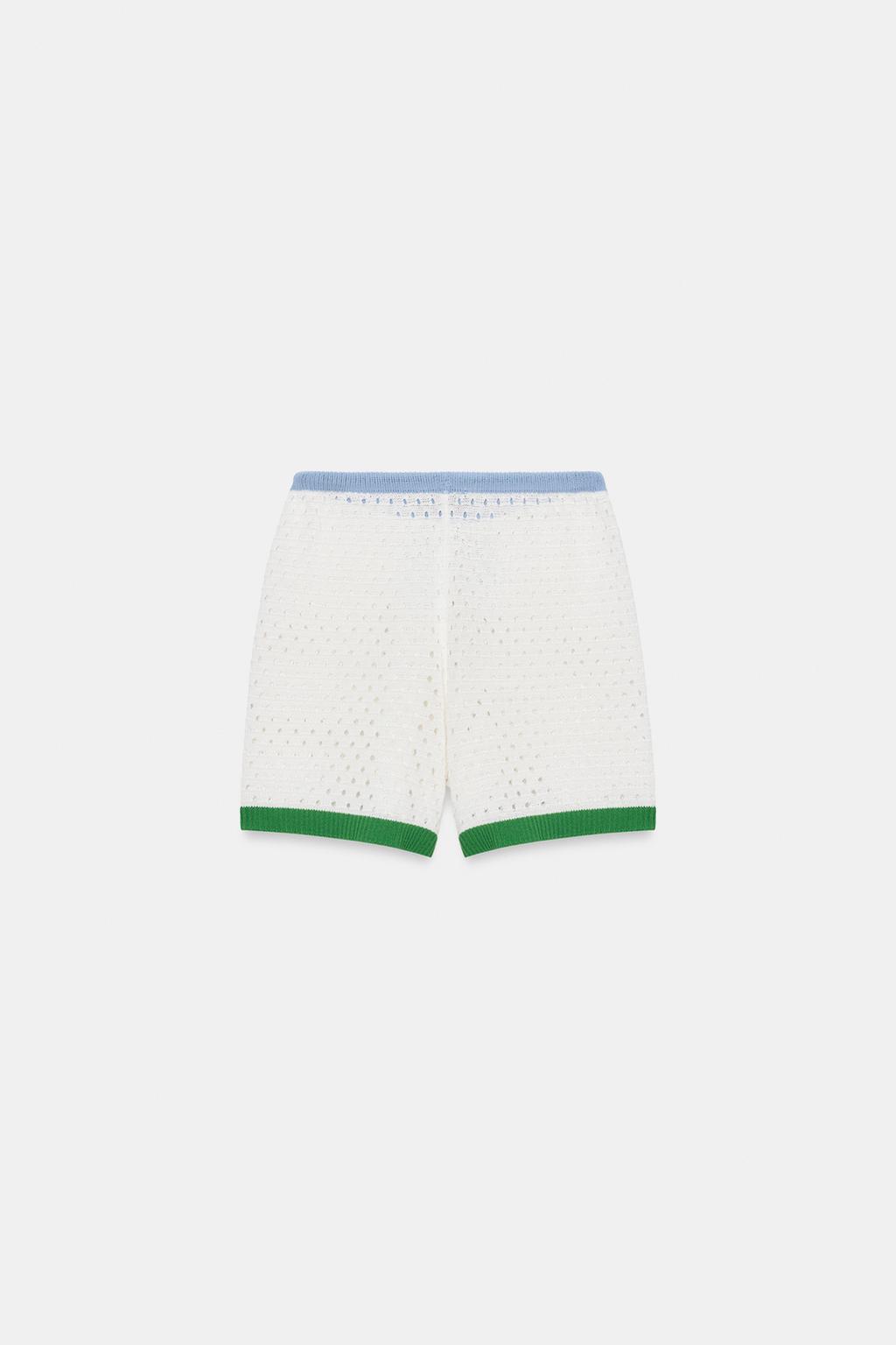 ШОРТЫ ИЗ АЖУРНОГО ТРИКОТАЖА