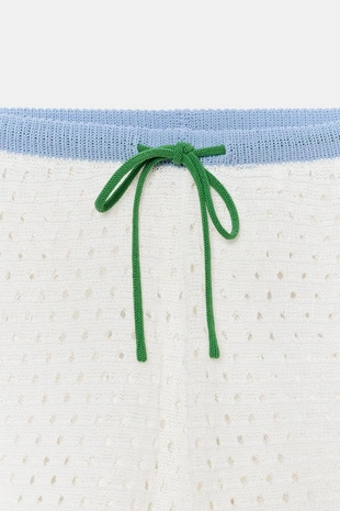 Шорты из ажурного трикотажа- Заказать в России