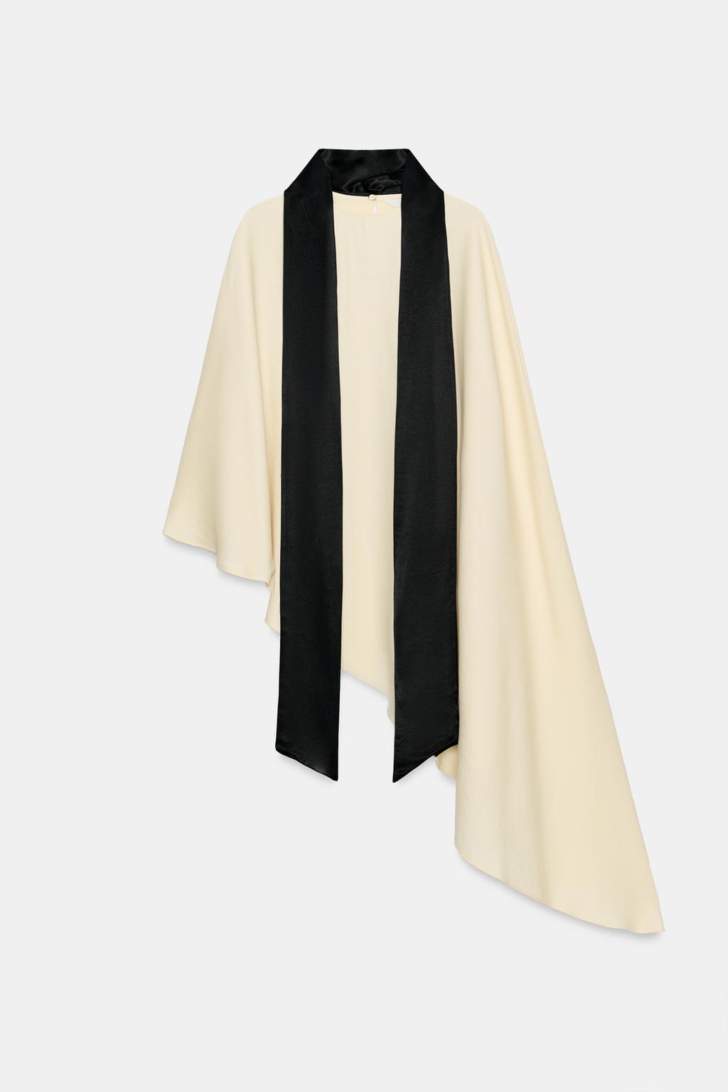 АСИММЕТРИЧНАЯ БЛУЗА С ПЛАТКОМ — ZW COLLECTION