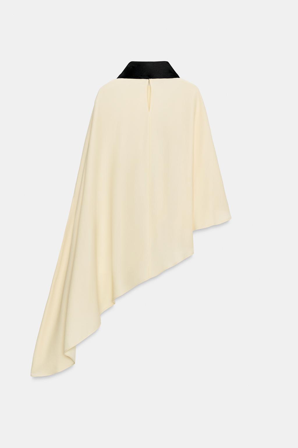 АСИММЕТРИЧНАЯ БЛУЗА С ПЛАТКОМ — ZW COLLECTION