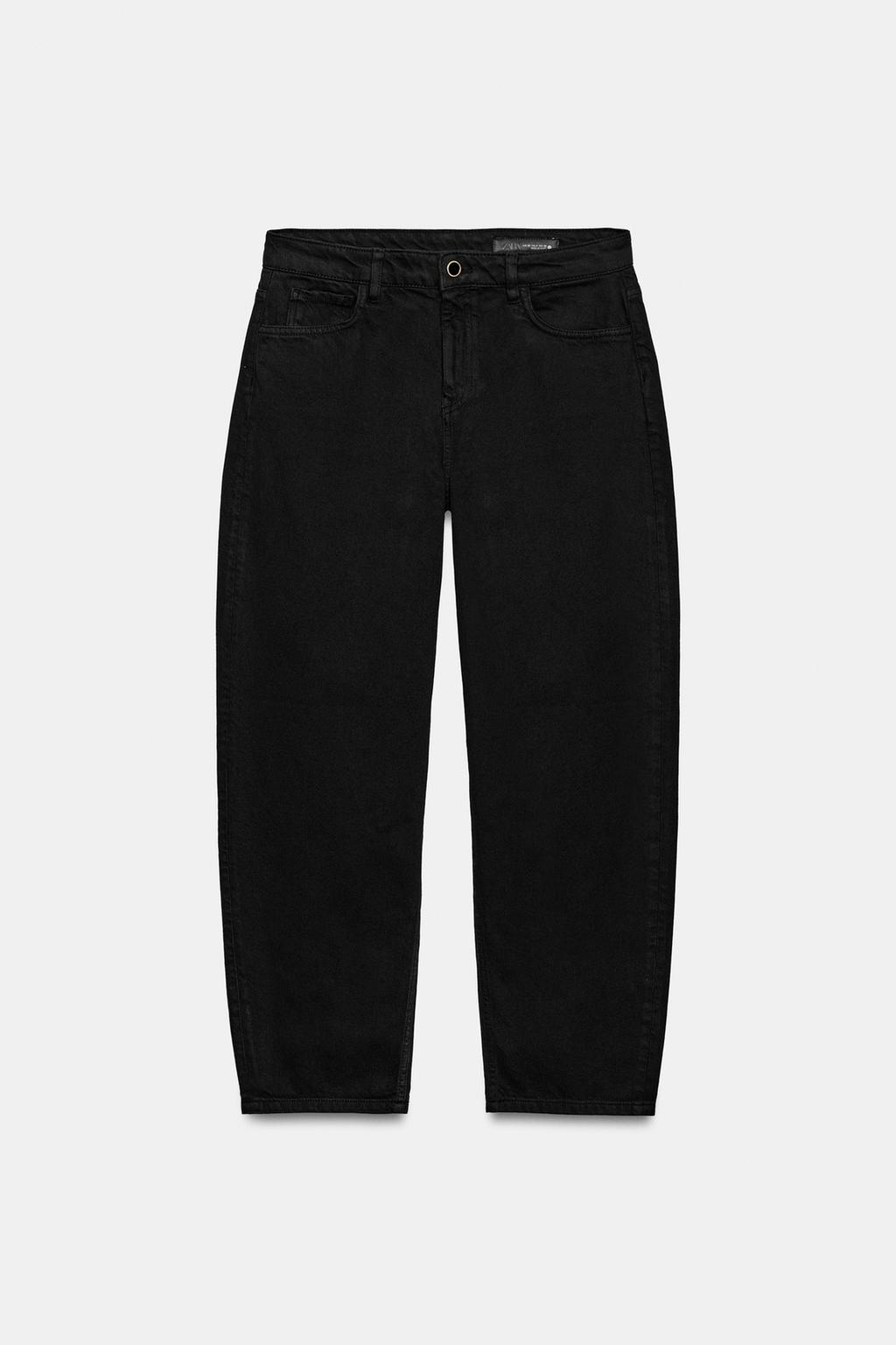 ЗАУЖЕННЫЕ ДЖИНСЫ СО СРЕДНЕЙ ПОСАДКОЙ — ZW COLLECTION