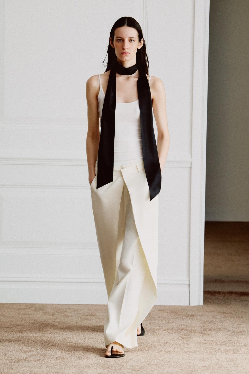 БРЮКИ С ЗАЩИПАМИ СПЕРЕДИ — ZW COLLECTION