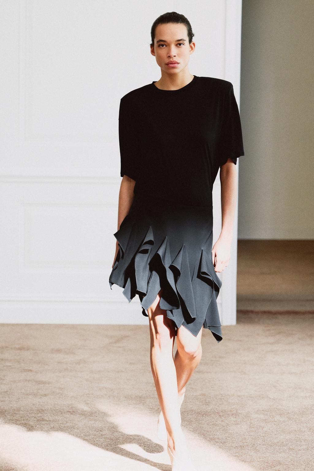 КОРОТКАЯ ЮБКА С ВОЛАНАМИ — ZW COLLECTION