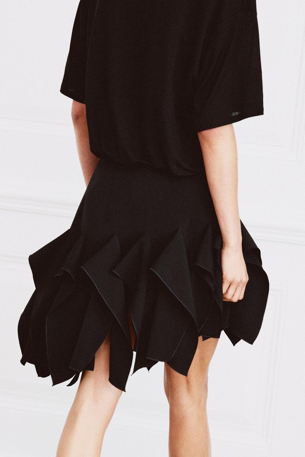 КОРОТКАЯ ЮБКА С ВОЛАНАМИ — ZW COLLECTION