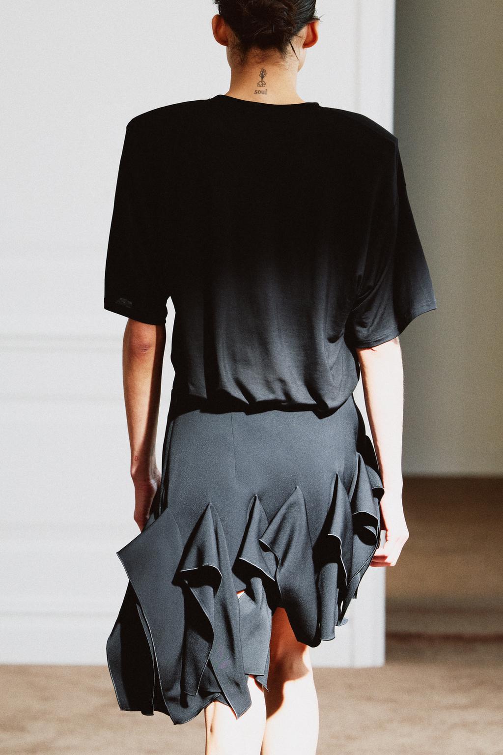 КОРОТКАЯ ЮБКА С ВОЛАНАМИ — ZW COLLECTION