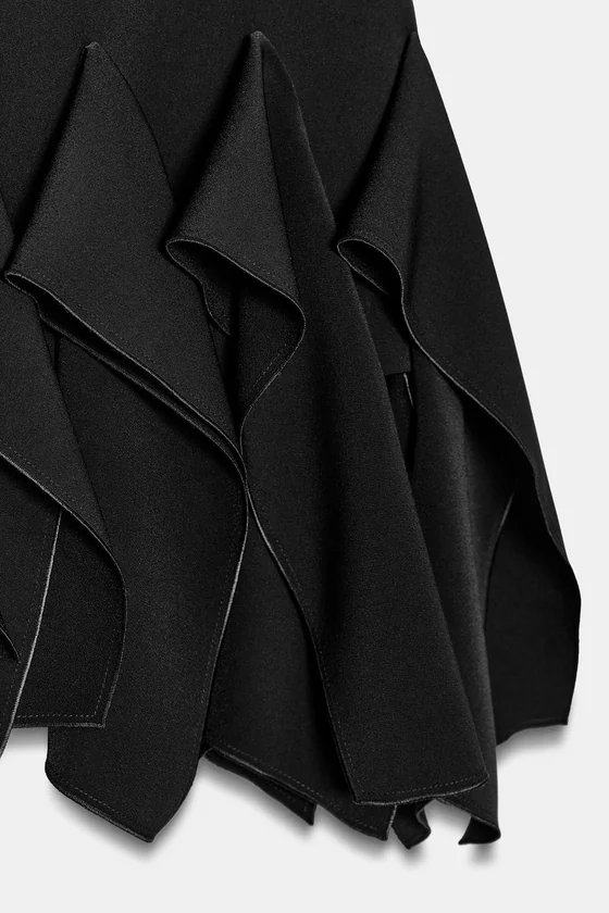 КОРОТКАЯ ЮБКА С ВОЛАНАМИ — коллекция Zara «ZW»