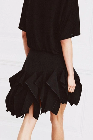 Короткая юбка с воланами — коллекция Zara «Zw»- Заказать в России