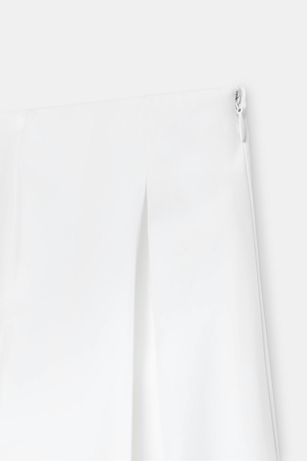 АСИММЕТРИЧНАЯ ЮБКА ИЗ ПОПЛИНА — ZW COLLECTION LIMITED EDITION