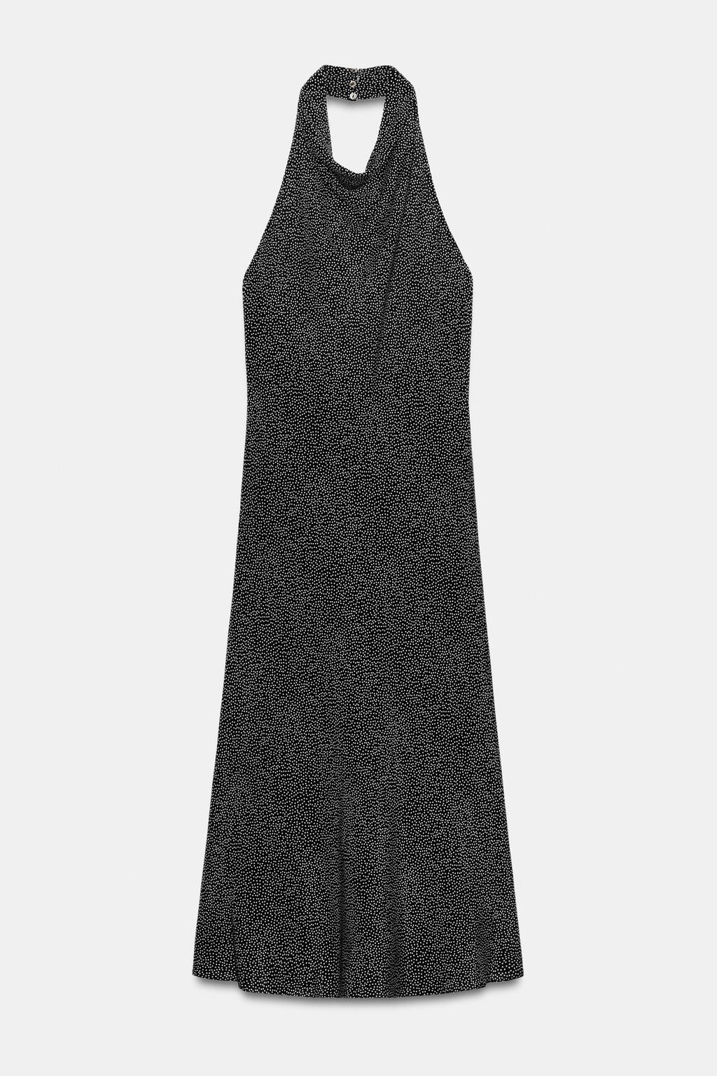 ПЛАТЬЕ ХАЛТЕР В ГОРОШЕК — ZW COLLECTION