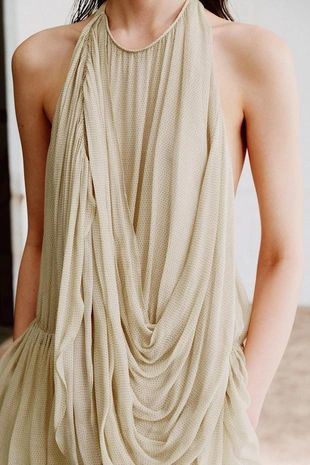 Топ с драпировкой в горошек — Zw Collection- Заказать в России