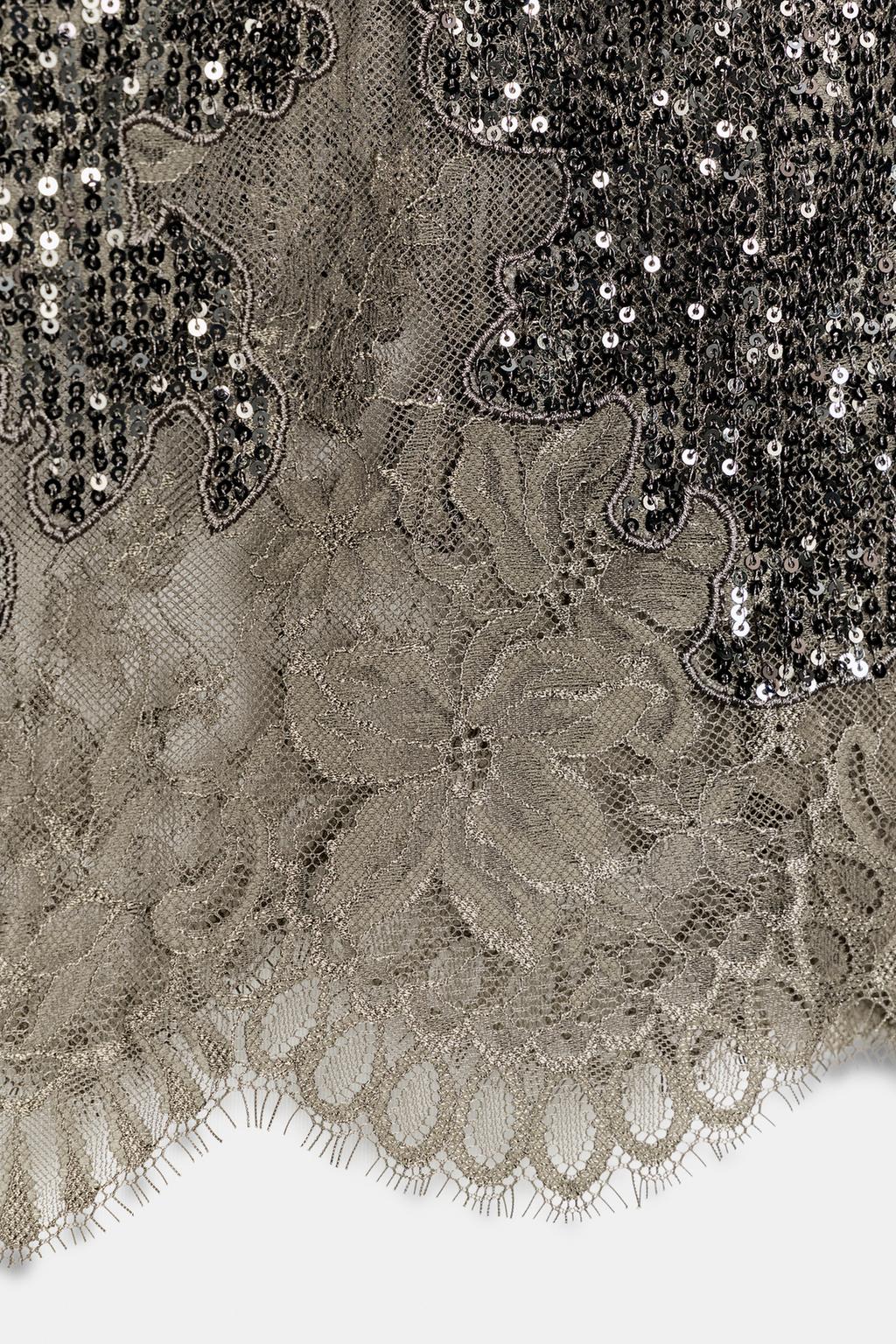 ТОП НА БРЕТЕЛЯХ С ПАЙЕТКАМИ — ZW COLLECTION