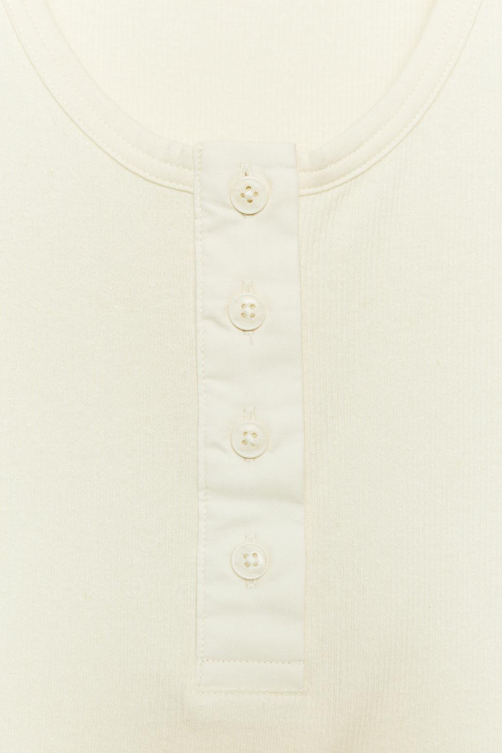 ФУТБОЛКА С ПУГОВИЦАМИ ИЗ ЛЬНА