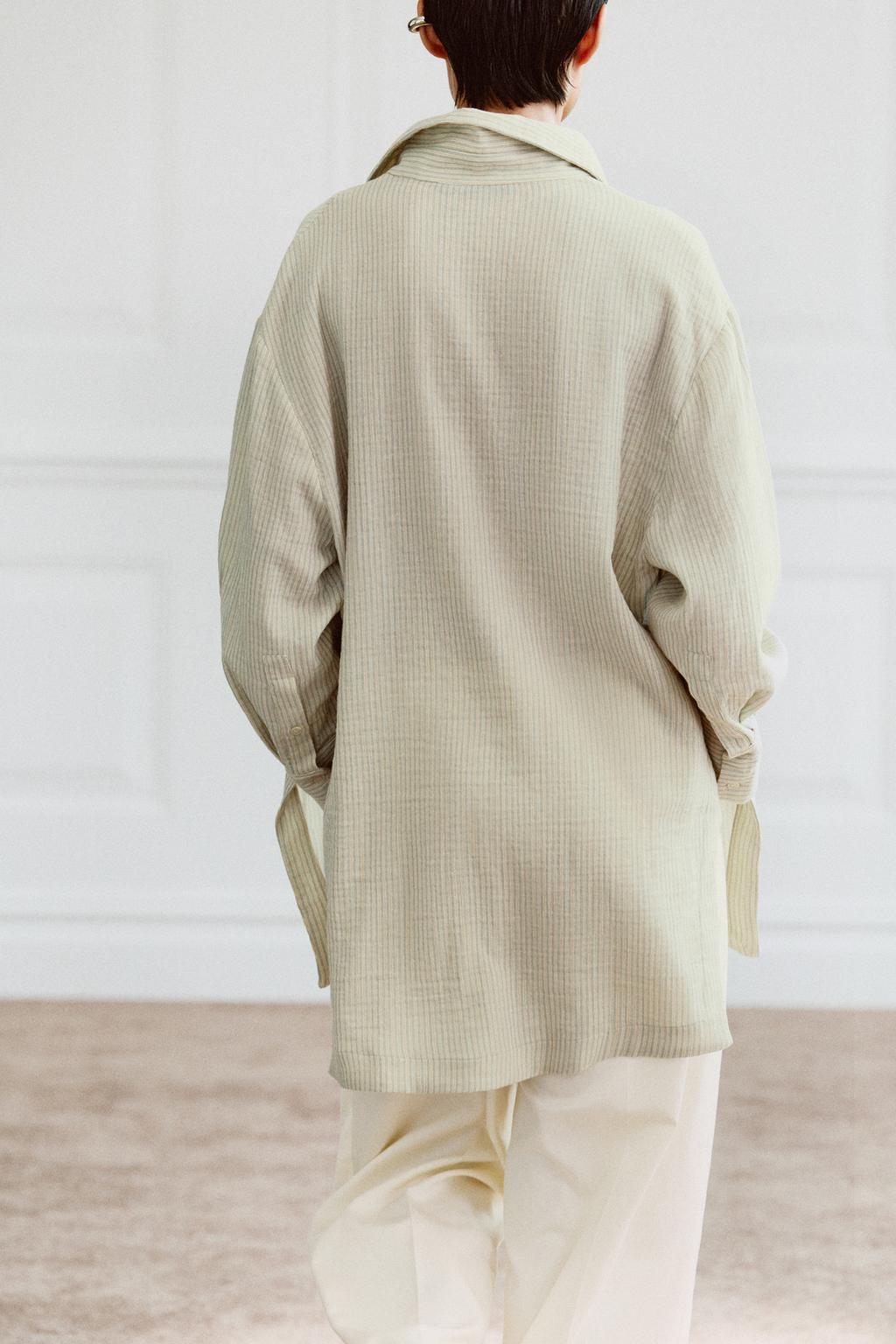 Рубашка с асимметричным узором из коллекции zw