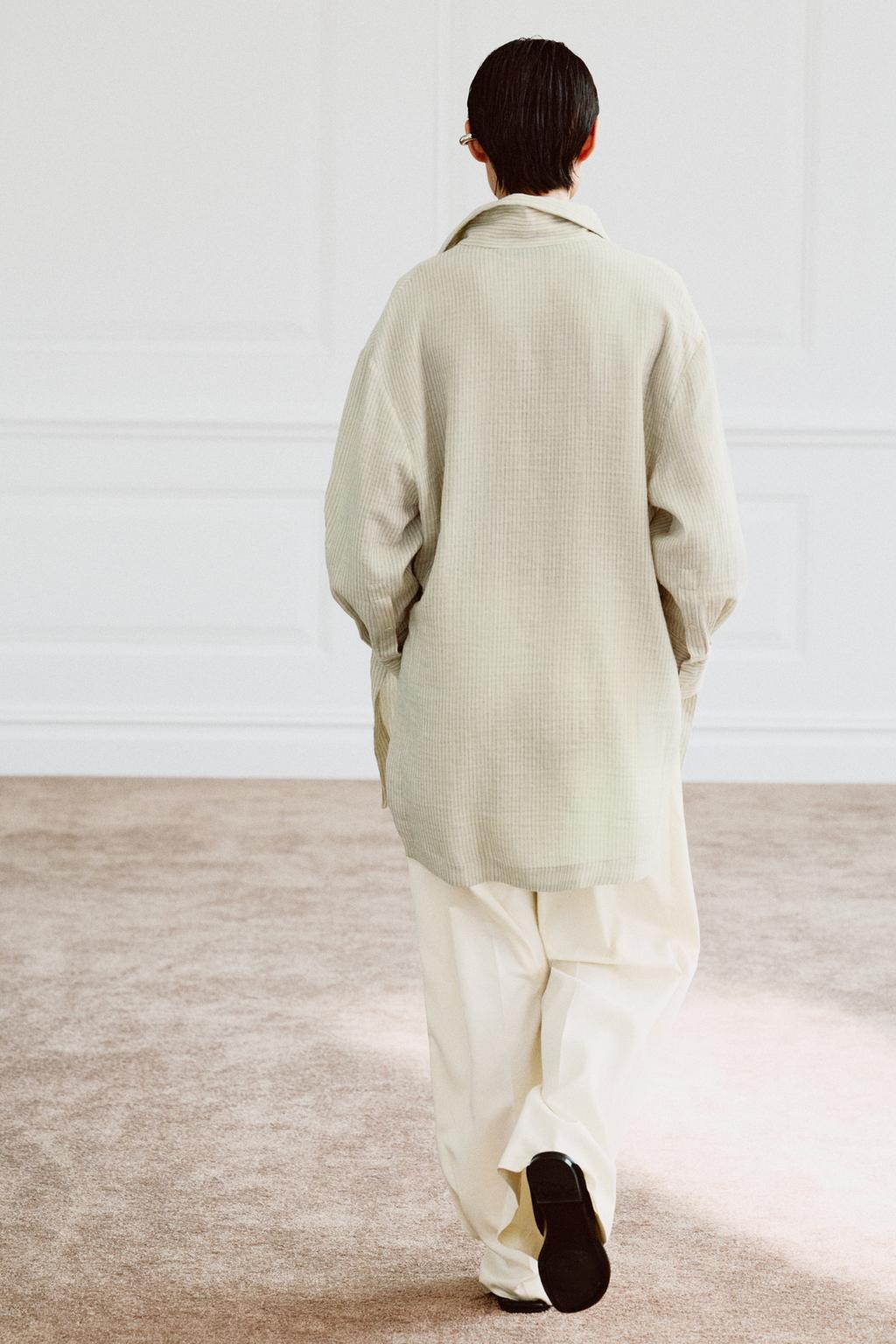 Рубашка с асимметричным узором из коллекции zw