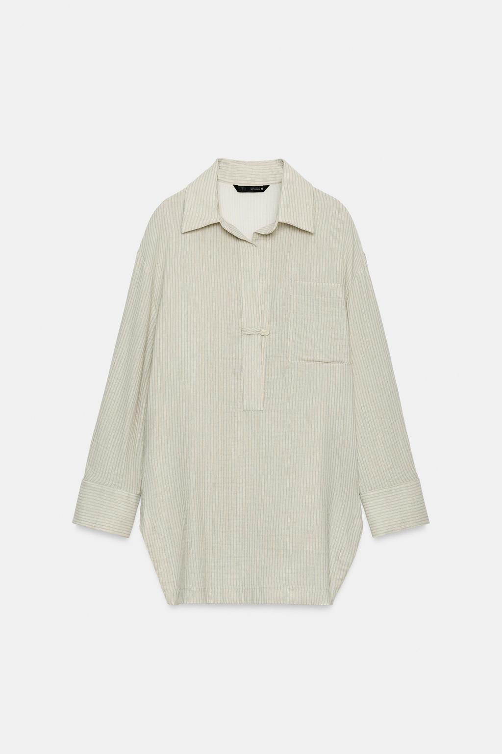 Рубашка с асимметричным узором из коллекции zw