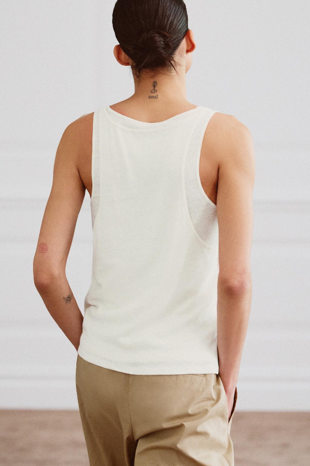 ТОП ИЗ ХЛОПКА И ЛЬНА