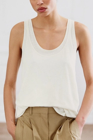 Топ из хлопка и льна- Заказать в России