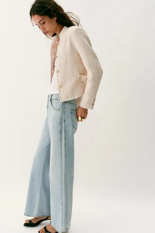 Блейзер из рельефной ткани с металлизированной нитью- Заказать в России