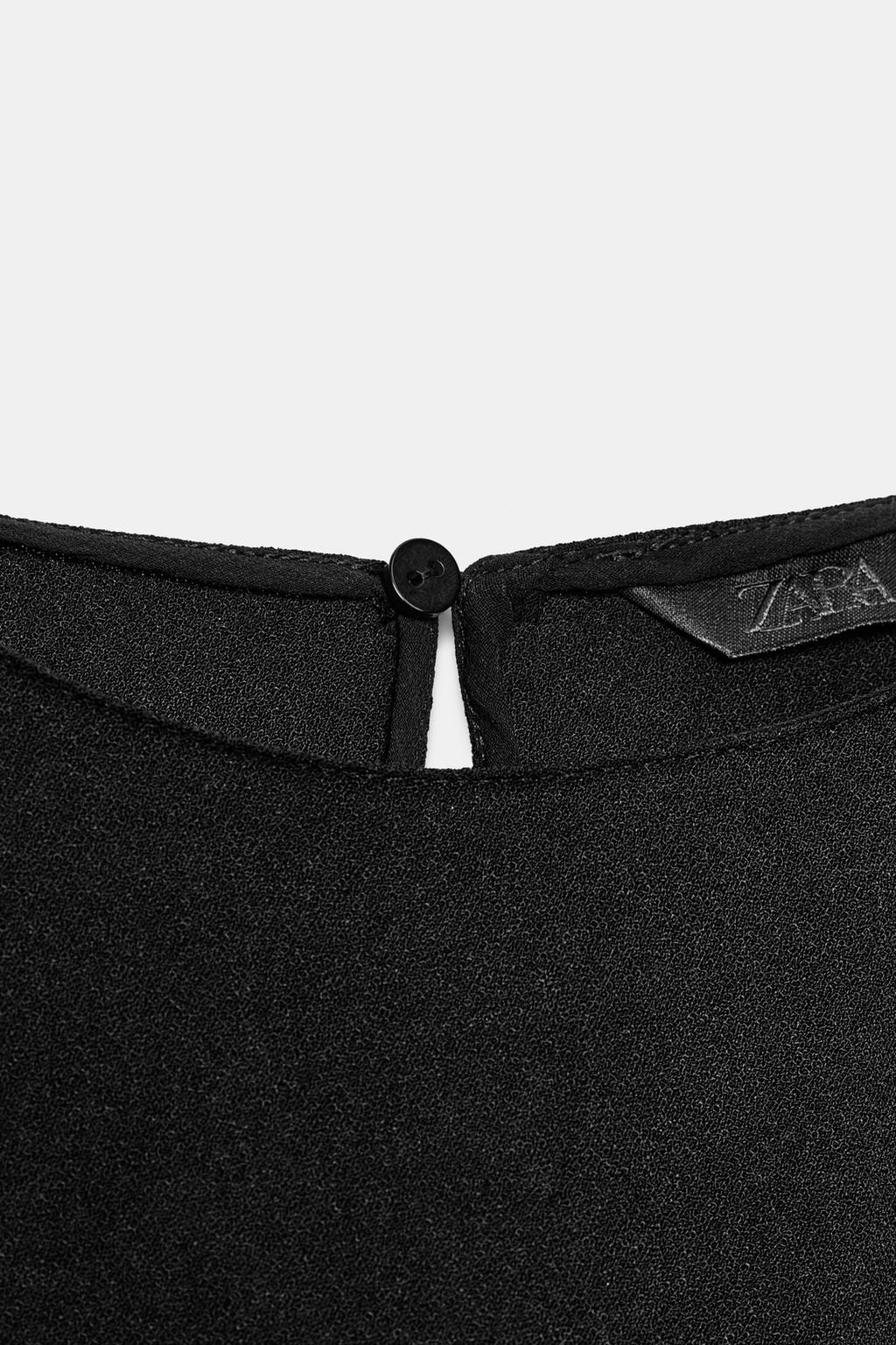 КОРОТКОЕ АСИММЕТРИЧНОЕ ПЛАТЬЕ С ПОДПЛЕЧНИКАМИ