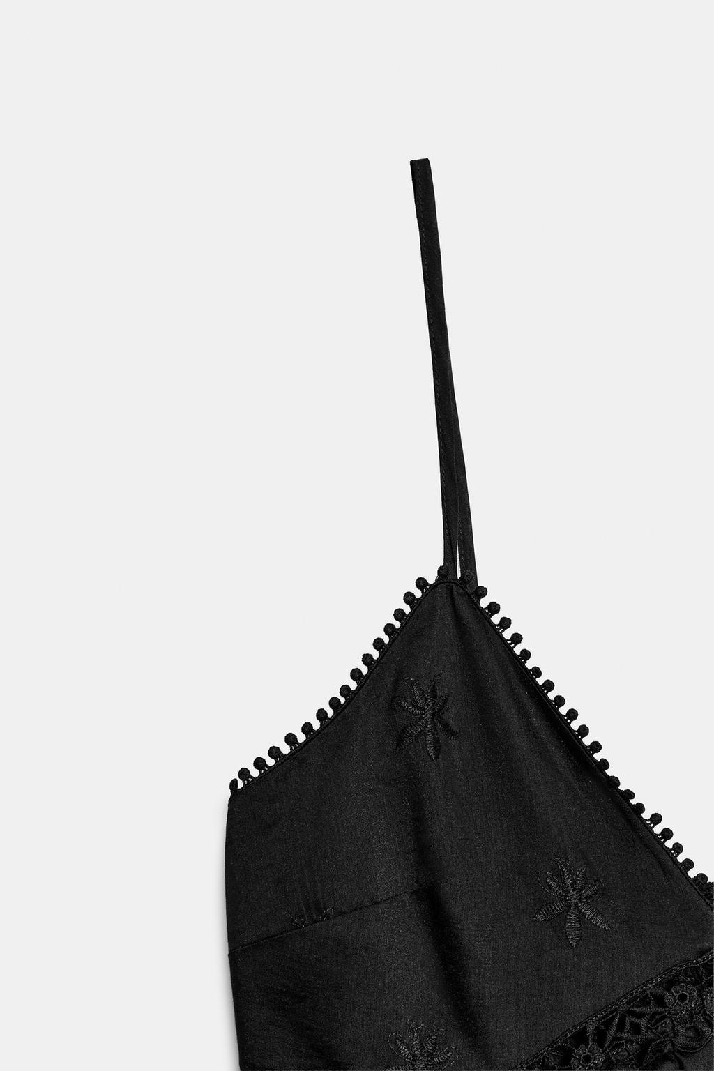 ПЛАТЬЕ МИДИ С ВЫШИВКОЙ